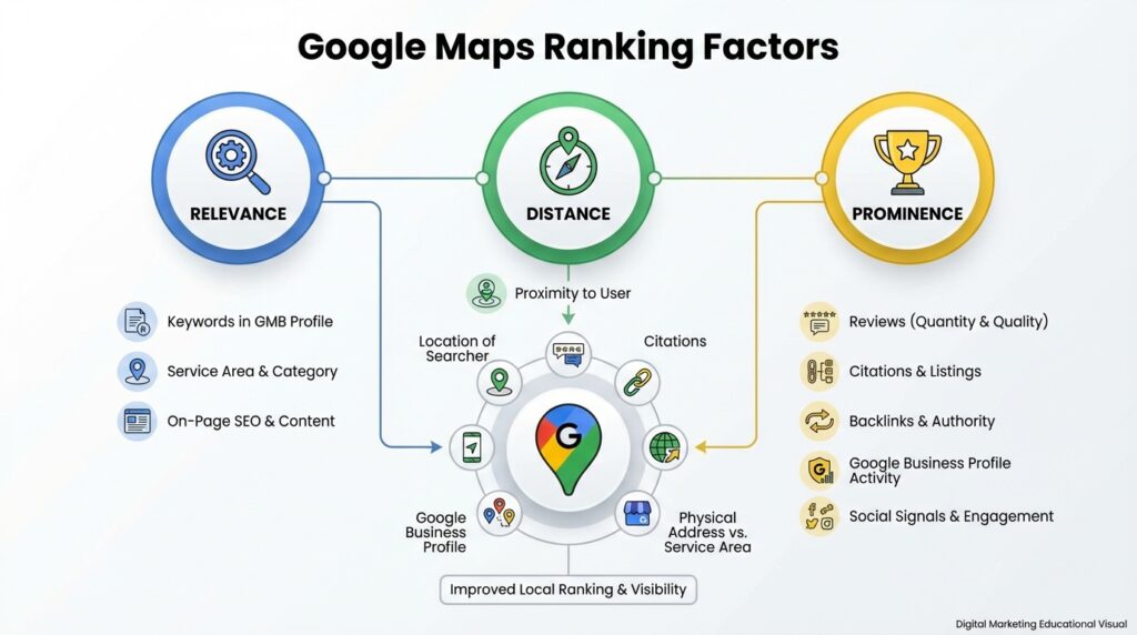 google map ranking factors