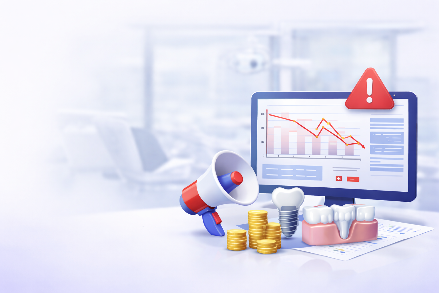 Dental marketing analytics showing why campaigns fail