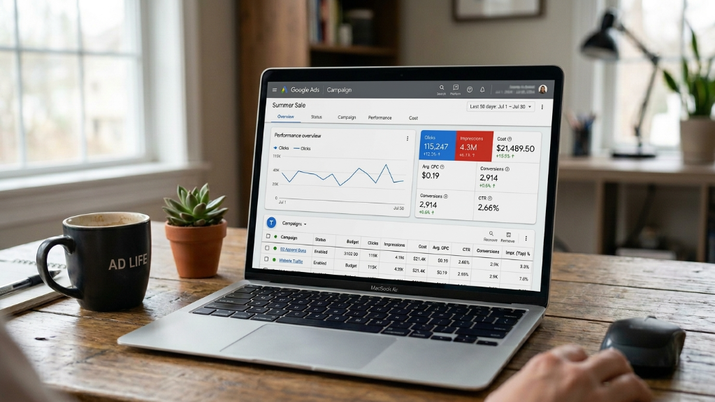google ads perth campaign performance in online marketing perth
