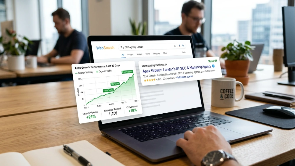  Google ranking Perth improvement with website appearing on top of search results and growth analytics 