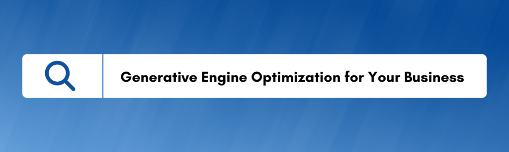 Blue Gradient Background with Search Icon Search Engine Optimization for Your Business LinkedIn Article Cover Image