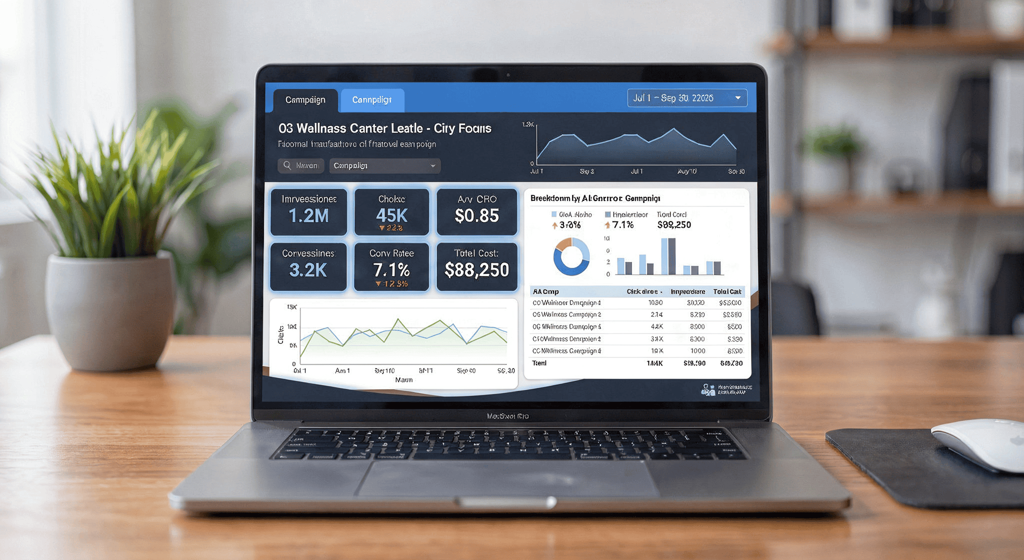 google ads agency perth — campaign dashboard performance metrics