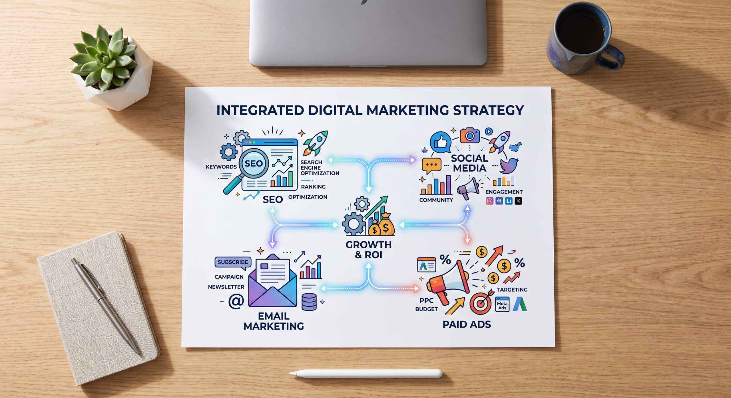 Digital marketing services Perth covering SEO social and paid ads