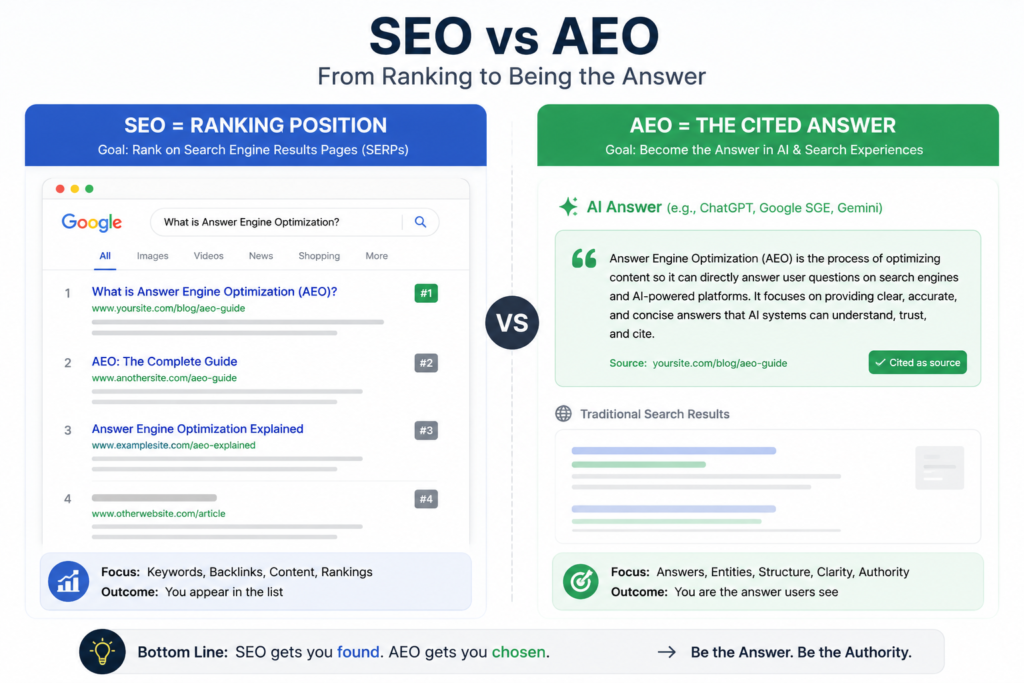 What is Answer Engine Optimization - AEO explained