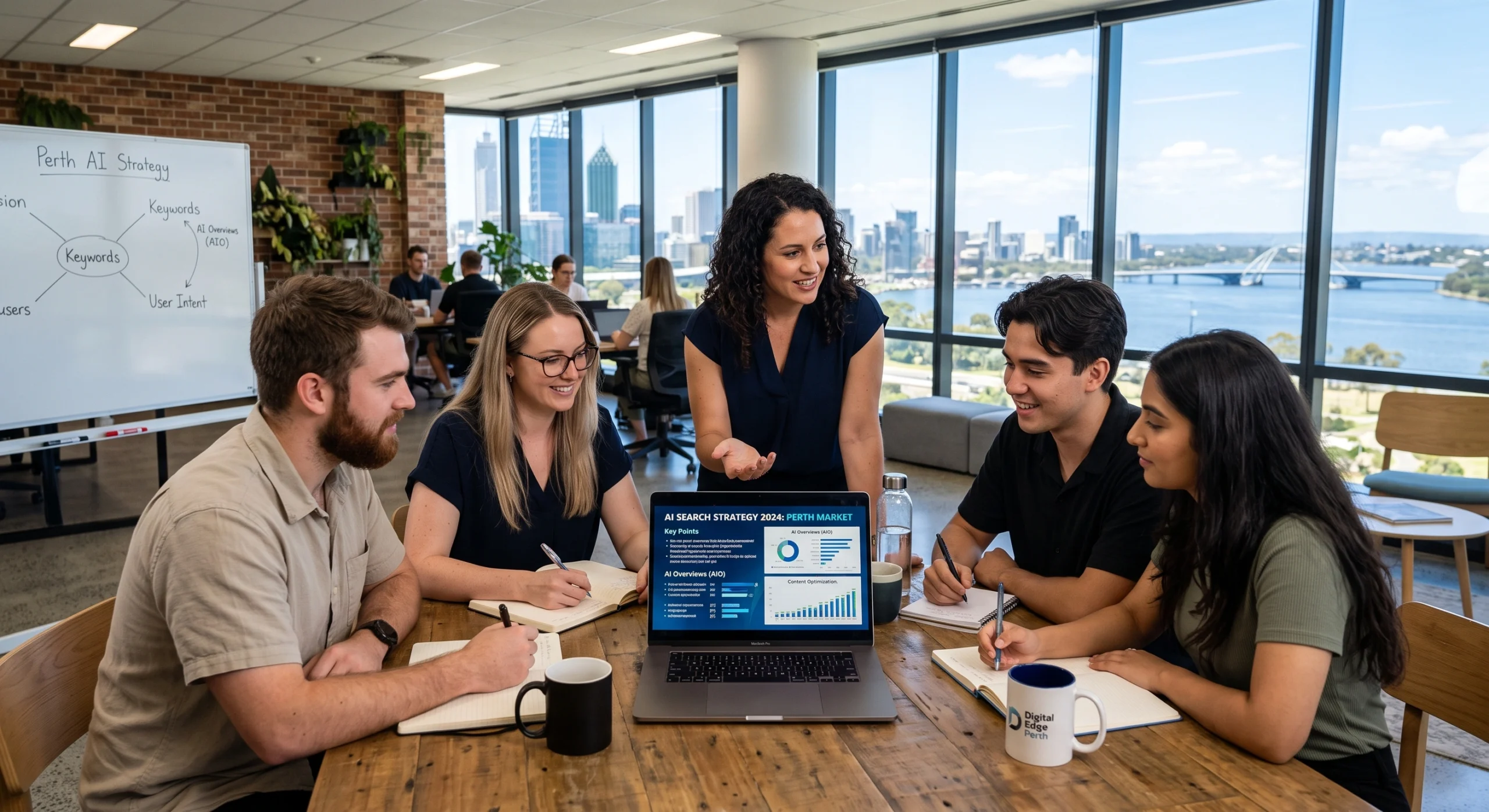 AEO services Perth team planning long-term AI search strategy